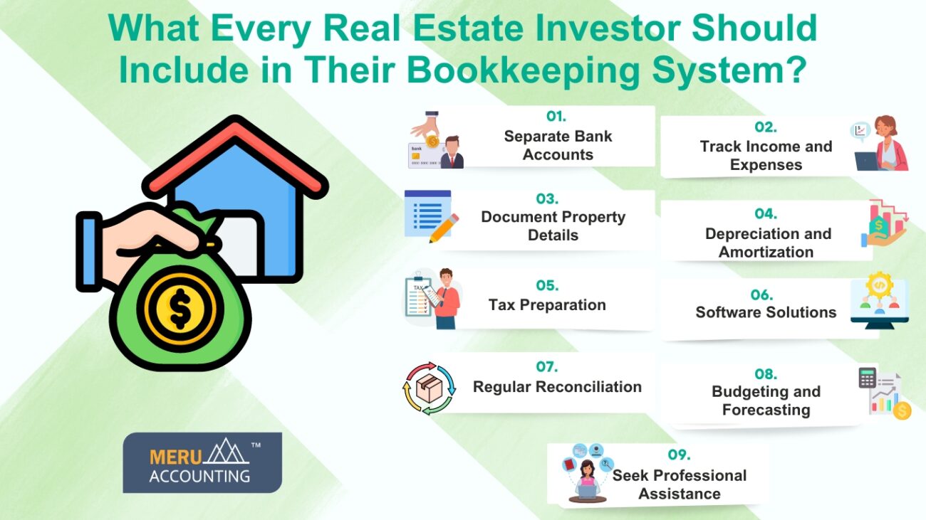 bookkeeping for real estate investors