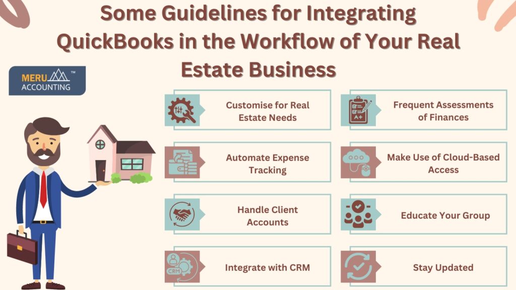 Some Guidelines for Integrating QuickBooks in the Workflow of Your Real Estate Business