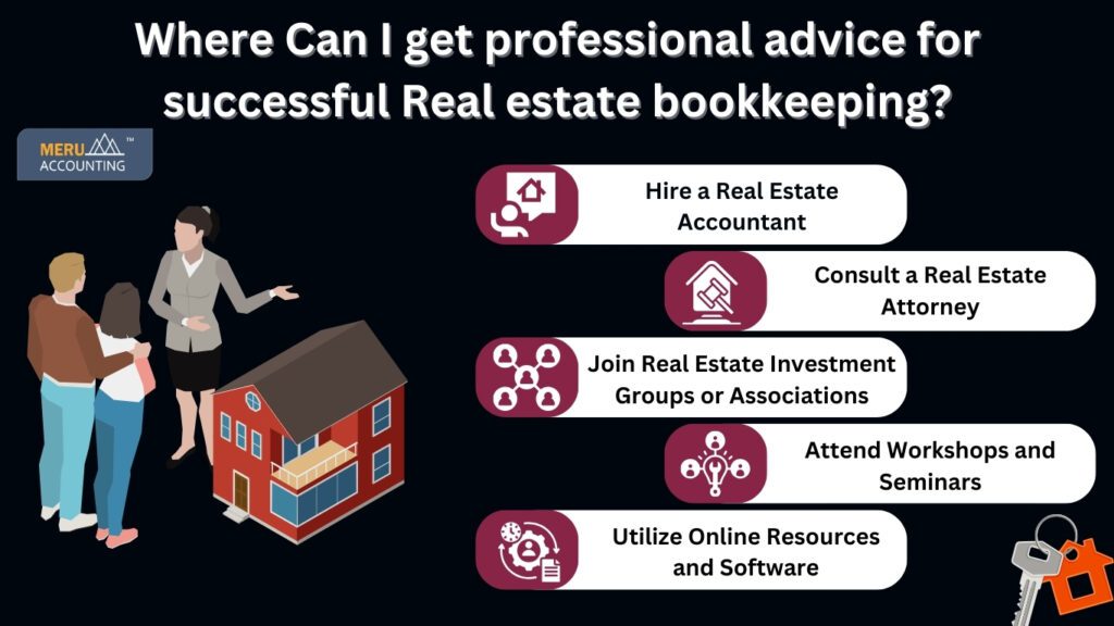 Where can I get professional advice for successful Real estate bookkeeping?